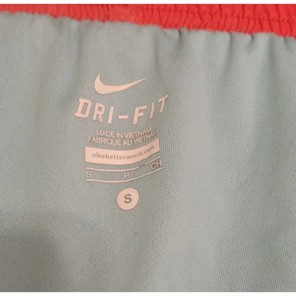 Nike Dri-Dit Tempo Lined Athletic‎ Shorts Women's Size Small Red Blue